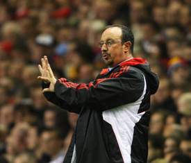 A jelenlegi Liverpool edz, Rafa Benitez